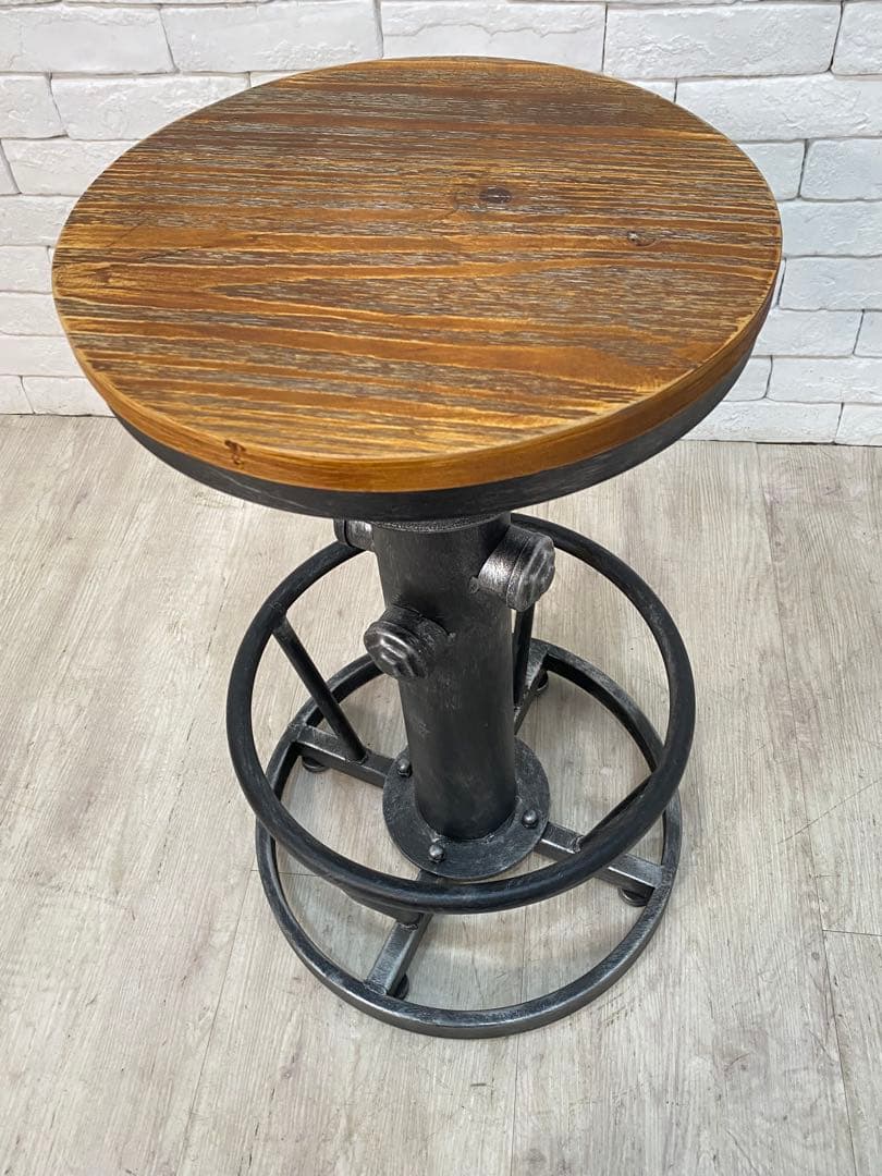 ⭐️【全国送料無料】定価5万円　ほぼ新品　 インダストリアル バースツール チェア