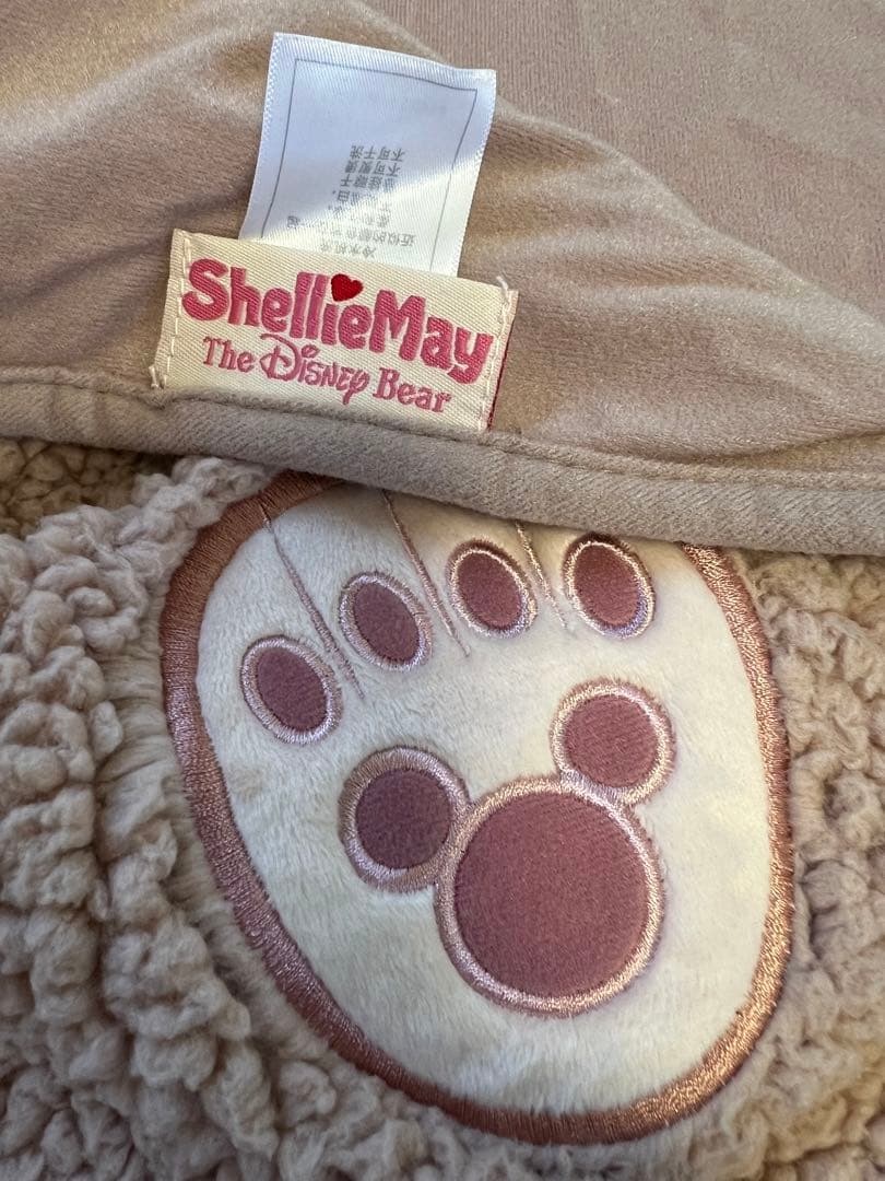 上海ディズニー ポンチョ もこもこブランケット ダッフィー シェリーメイ