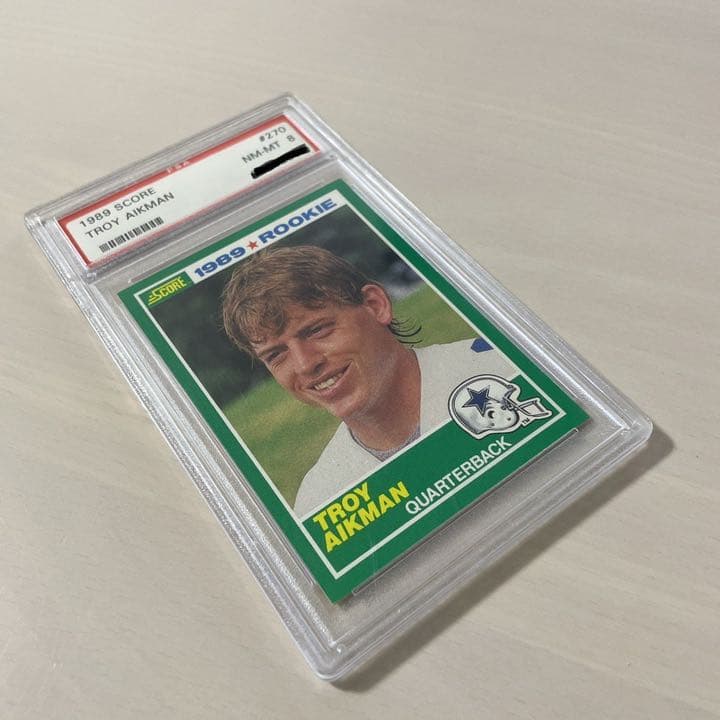 お値下げ可　PSA鑑定　1989年　TROY AIKMAN ルーキーカード