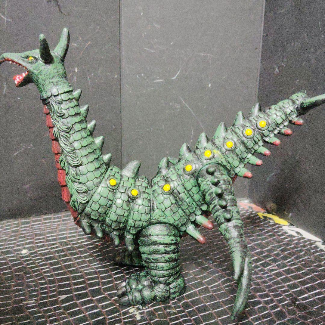上野淳子ウルトラ怪獣旧型ソフビガルベロス.パンドン.アクマニアム.カデンダ