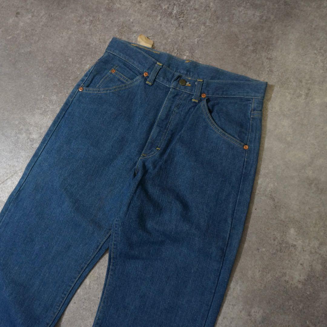 ブ*。様 70s Lee 200-0049 デッドストックストレートデニム フラ