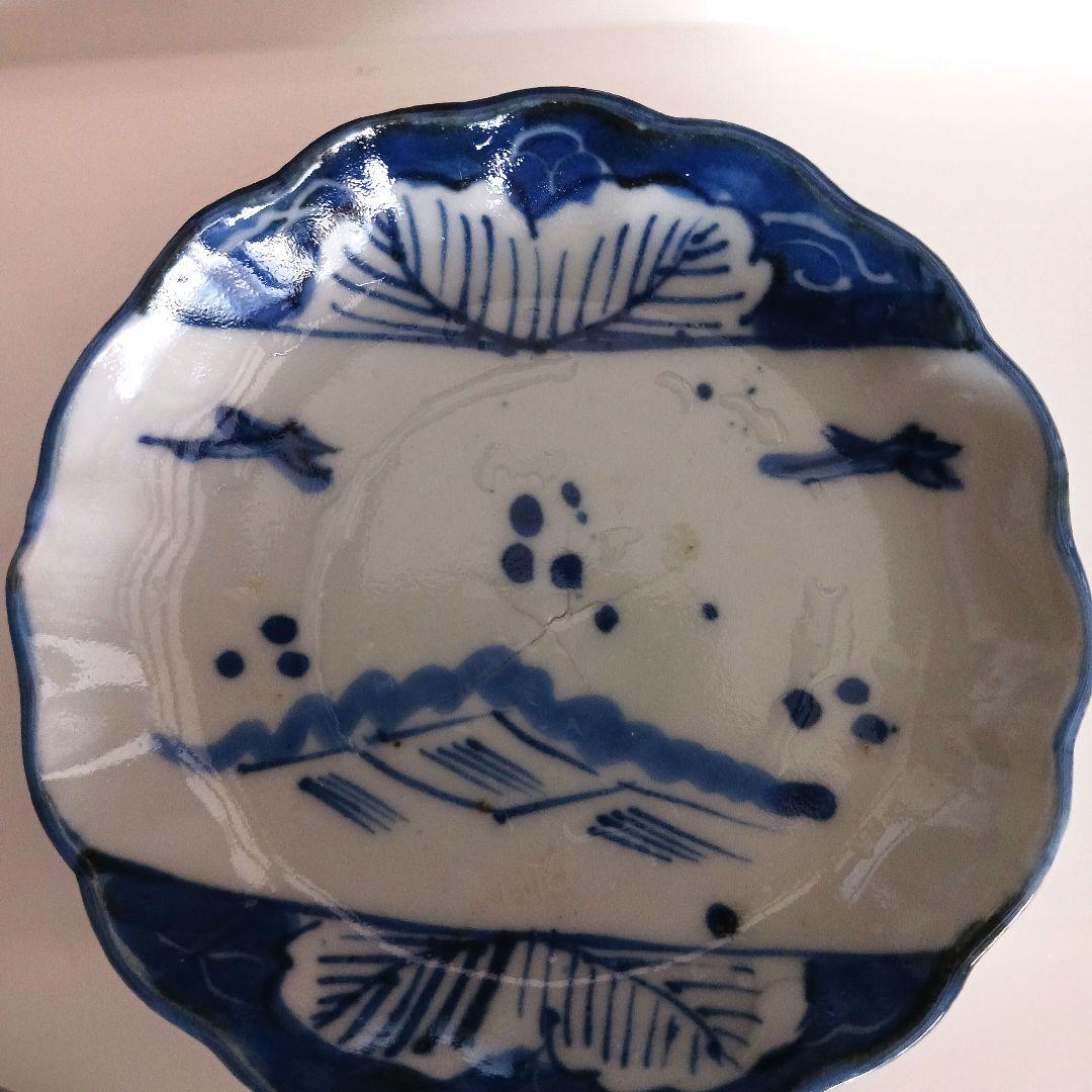 古伊万里　染付け　豆皿　　　　5枚セット