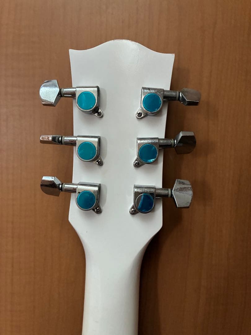 【自作】レスポールタイプ エレキギター ホワイト