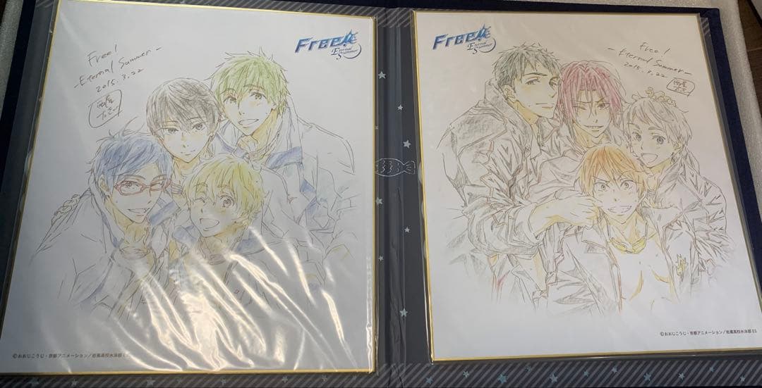 Free! Eternal Summer 複製原画色紙アルバム - メルカリ
