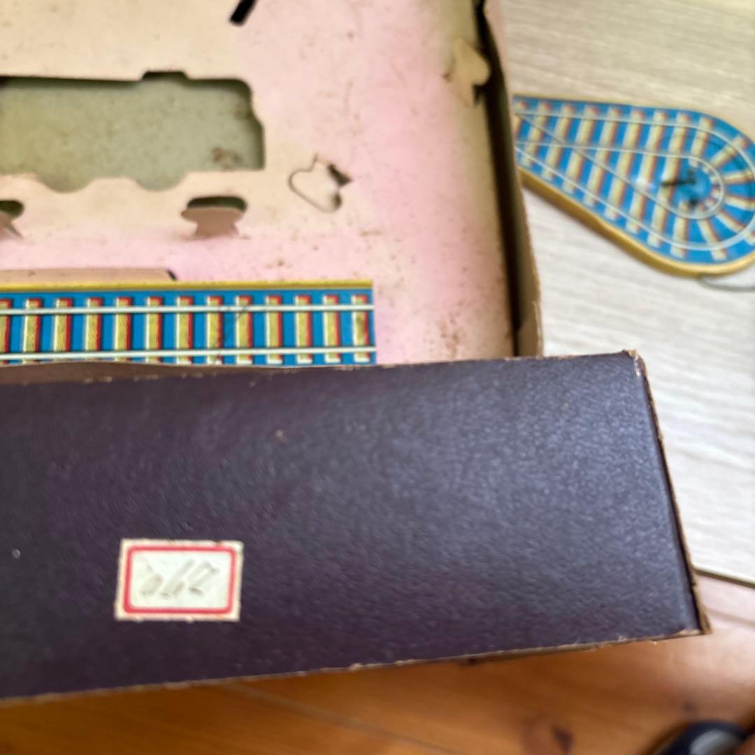 ブリキ ロータリー電車 蒸気機関車 2点 昭和レトロ アンティーク 日本製