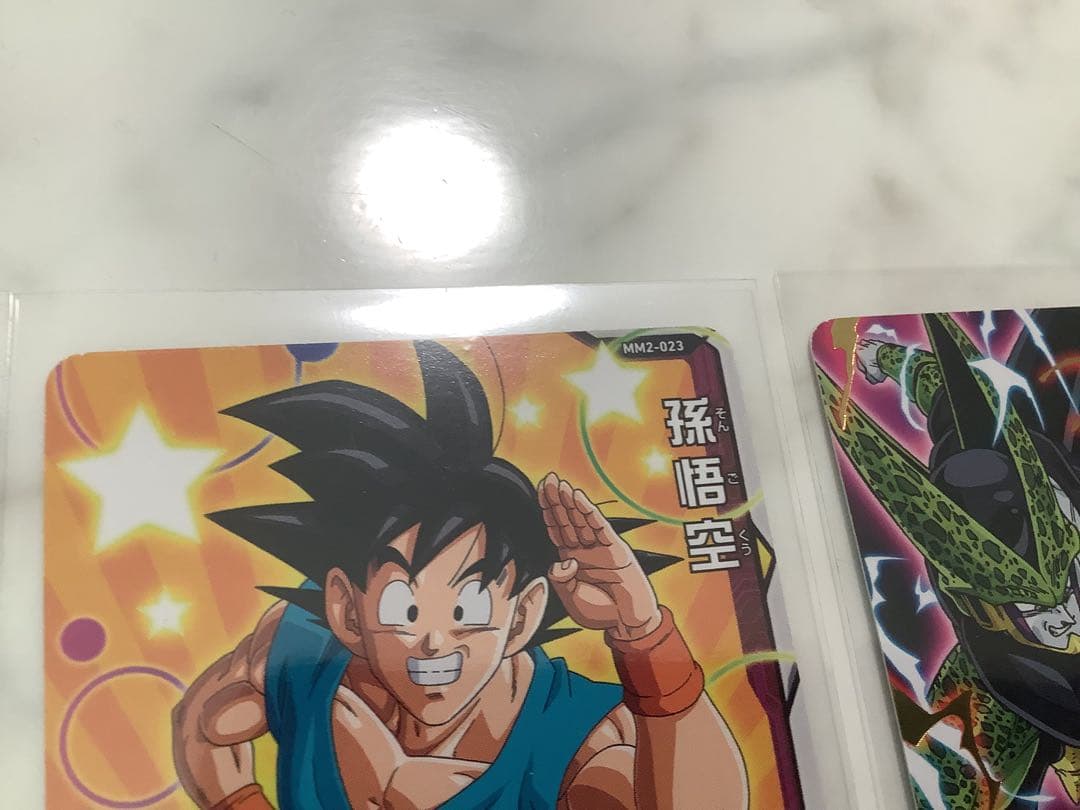 ドラゴンボールヒーローズカード　ゴジータ　孫悟空　セル