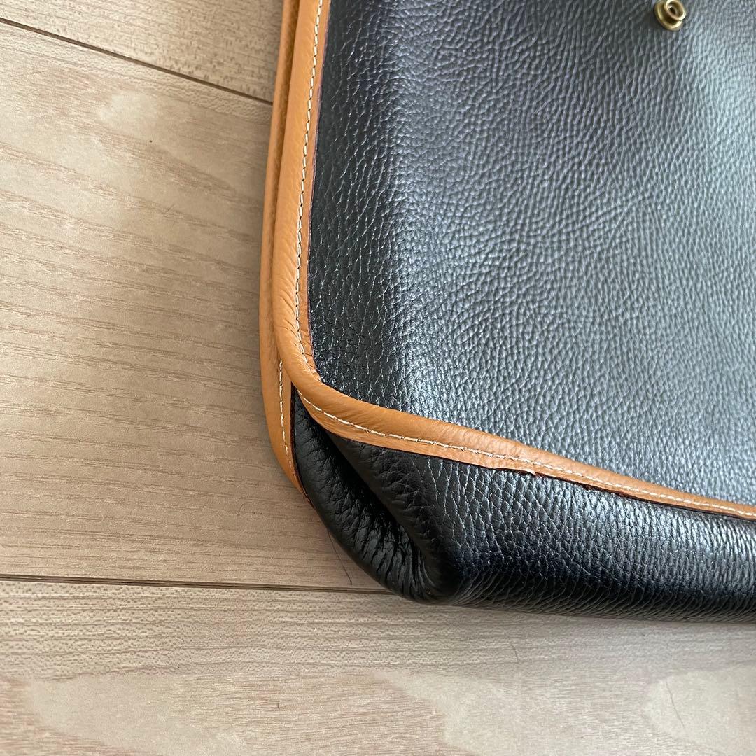 エルメス エヴリンGM 刻印あり 黒×ナチュラル バイカラー ゴールド金具