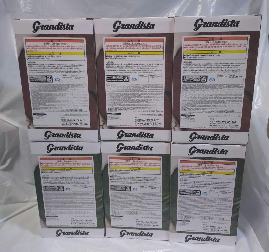 進撃の巨人 Grandista リヴァイ エレン フィギュア 各３個計６体セット