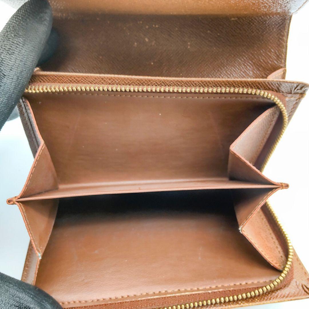 【正規品】ルイヴィトン モノグラム ポルトモネビエトレゾール 二つ折り財布