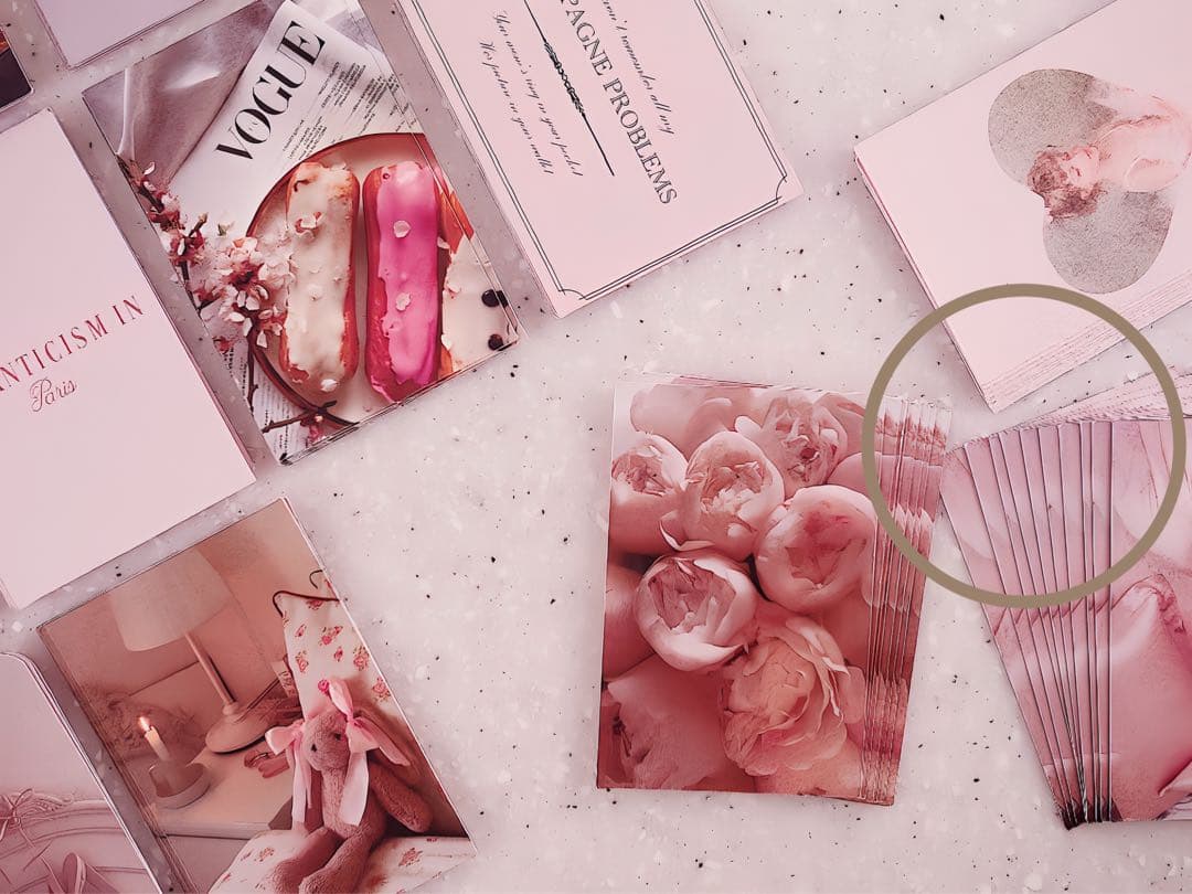 新作♡トレペ＆ホロ コラージ素材set A4デザインペーパー おすそ分け