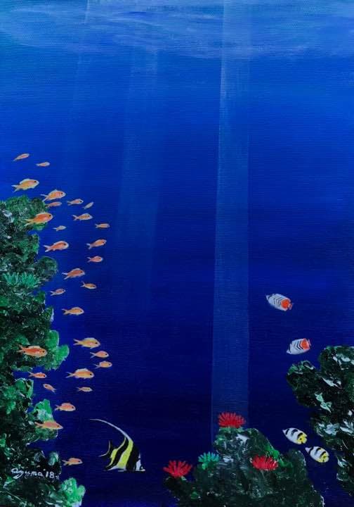 海の画廊「ブルーシャワー」