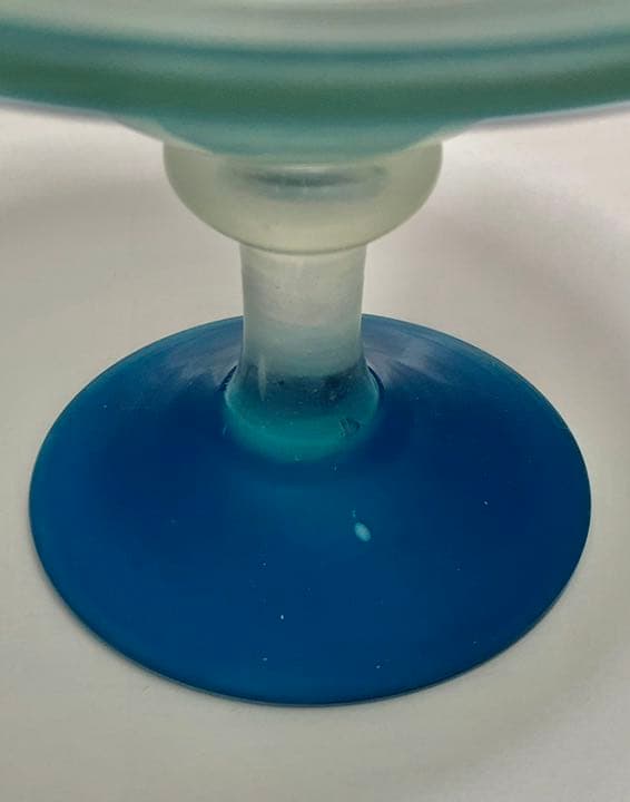 明治後期、大正ロマン コンポート 和ガラス ウランガラス