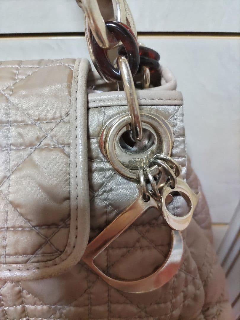 Dior ☆キルティング ハンドバッグ☆ベージュ