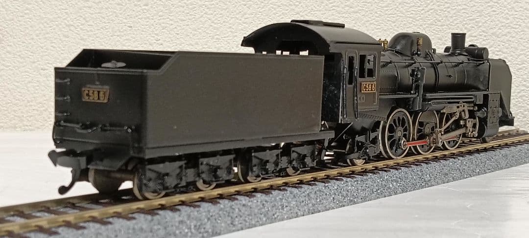 HOゲージ 宮沢模型 C58 蒸気機関車、メンテナンス済