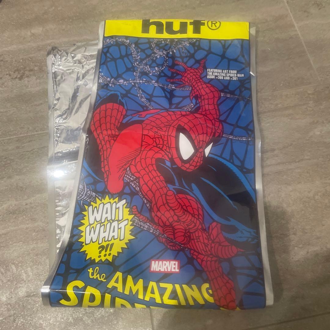 スパイダーマン スケートボードデッキ HUF