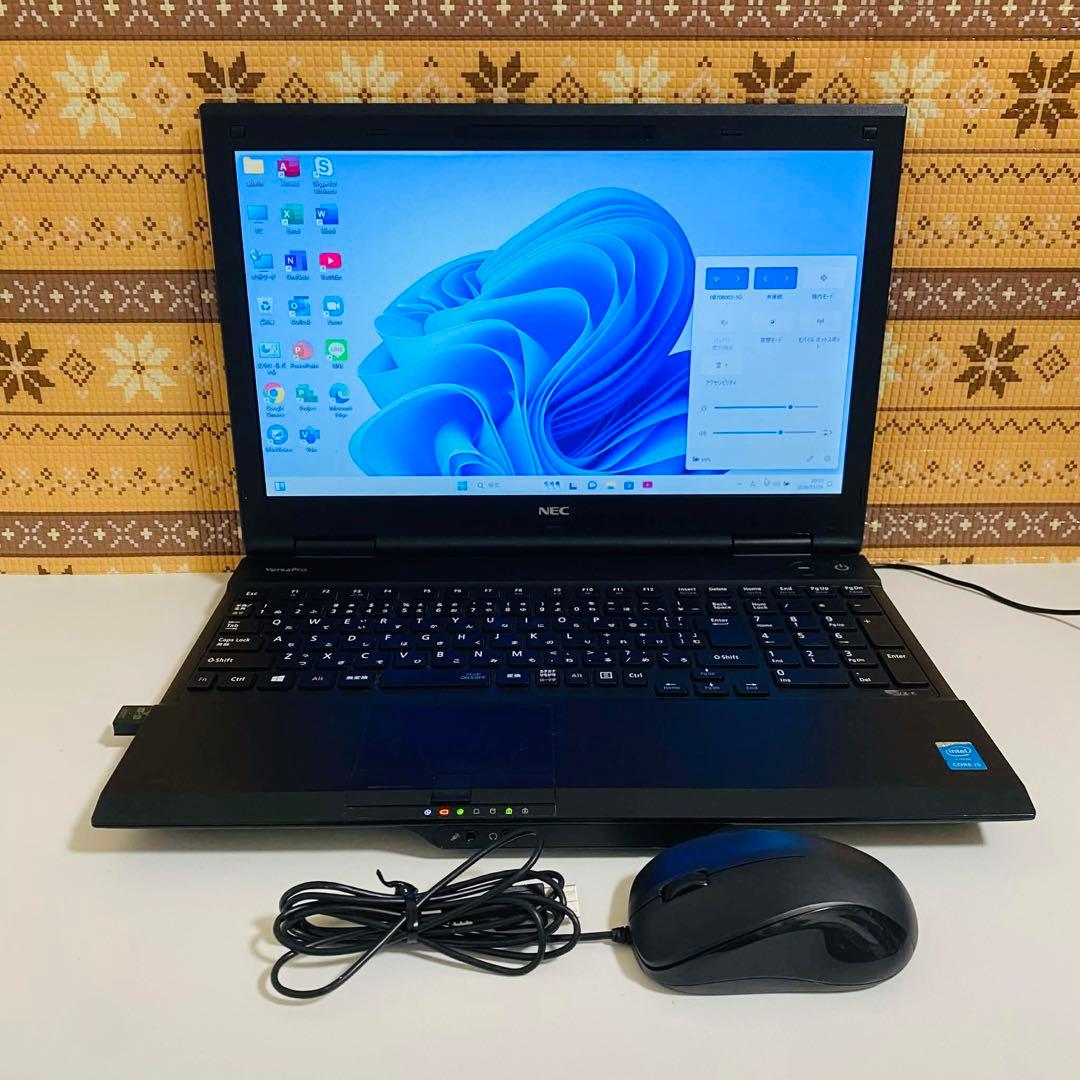 Y86 NECノートパソコン i5メモリ8G高速 Windows11オフィス付き - メルカリ