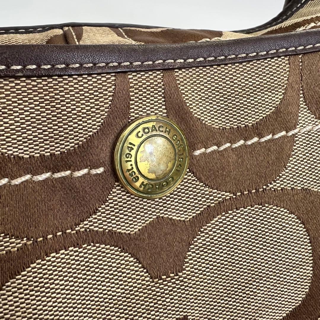 【y2k✨00s】COACH ワンショルダー アクセサリーポーチ シグネチャー