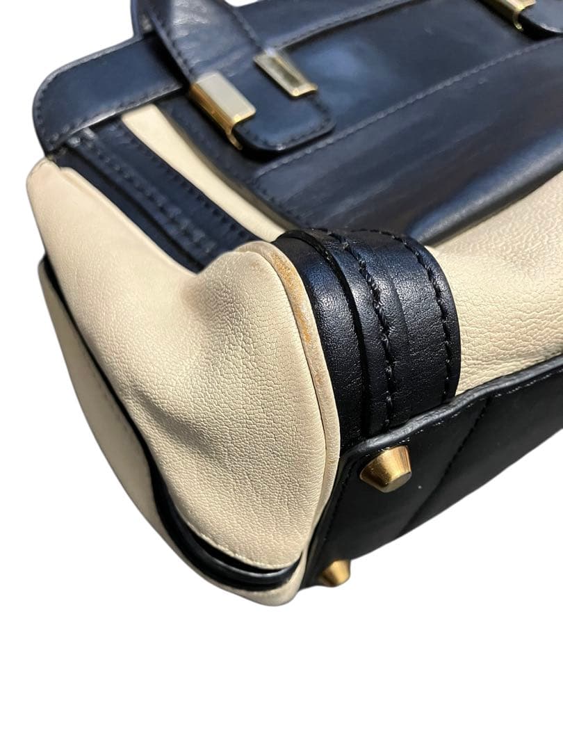 Chloe クロエ リトルアリス バイカラー2wayショルダーバッグ