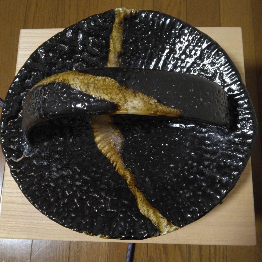 黒引出し　手鉢　茶道具　3代目 加藤春鼎　共箱　瀬戸黒