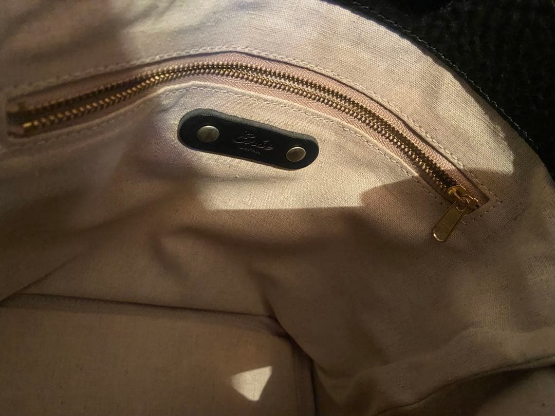 Ense 2WAYレザートート ブラック