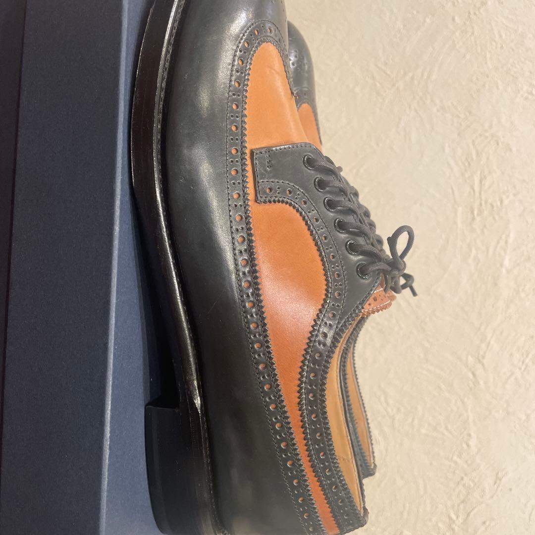 HIROSHI TSUBOUCHI ツートンウイングチップシューズ