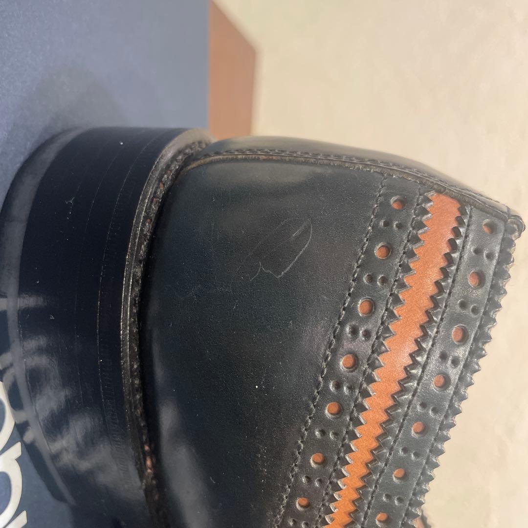 HIROSHI TSUBOUCHI ツートンウイングチップシューズ