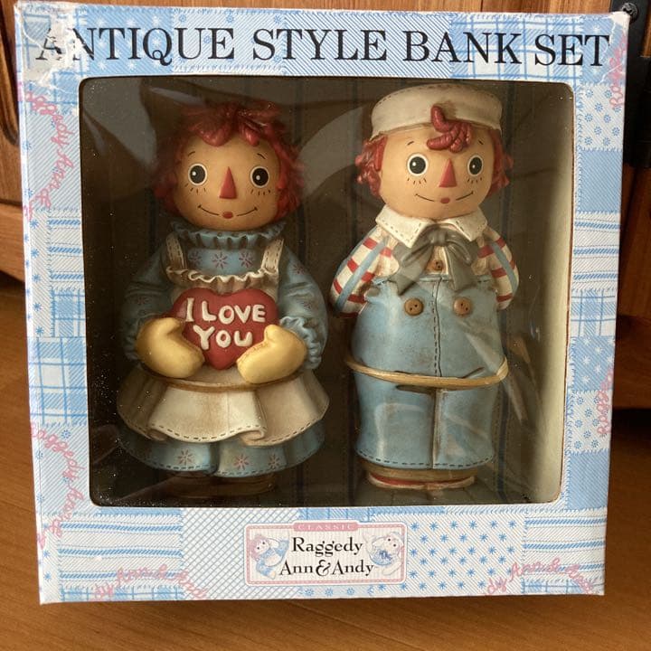希少 激レア ラガディ めちゃくちゃ可愛いアンとアンディ 貯金箱