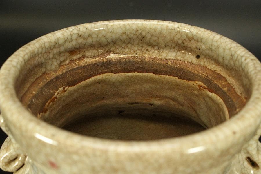 茶道具 絵志野 水指 時代物(ZE574)