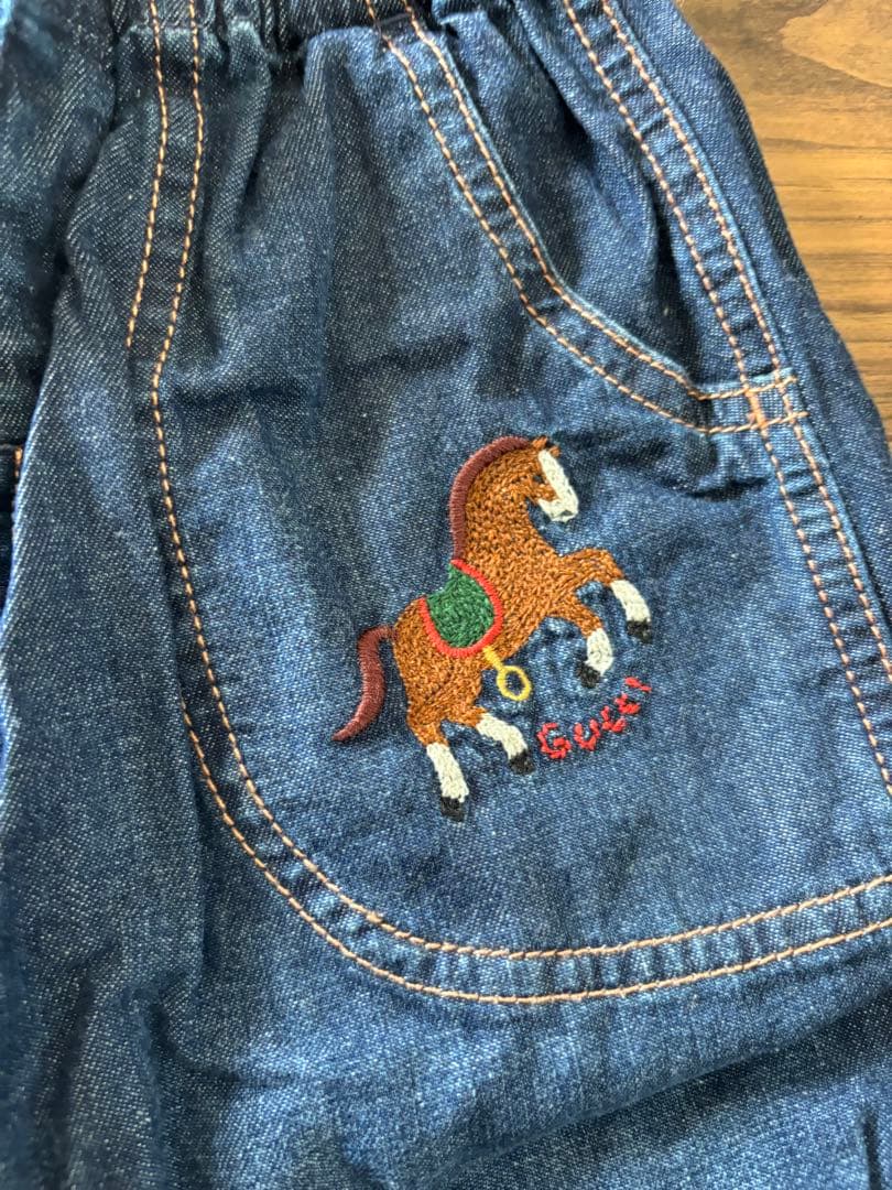 グッチ ベビーキッズ デニムパンツ 36M グッチ キッズ〔チルドレンズ