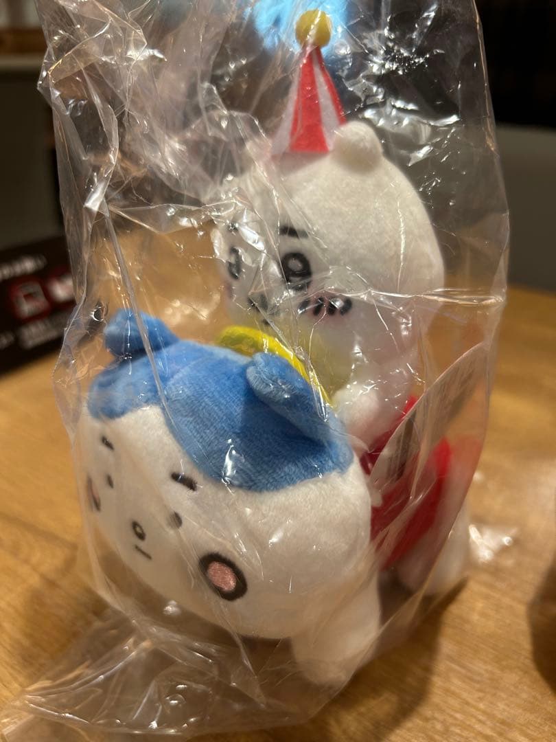 ちいかわらんど　　ちいかわ　ぴーぽぽぬいぐるみ　3種セット　ノベルティ付き