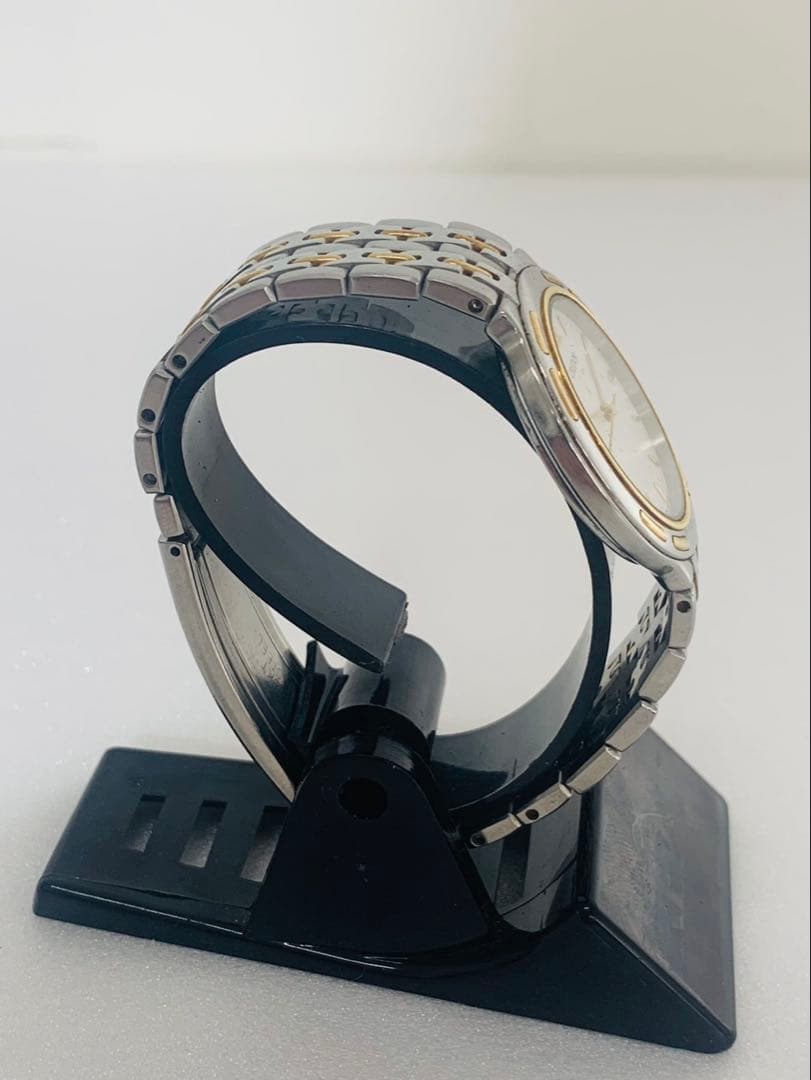 【美品】セイコー QZ 8N81-6000 クレドール SS×18KT