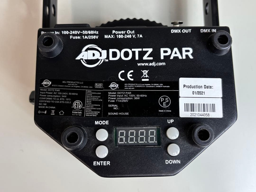 ADJ DotzPar LEDパーライト 舞台 照明 2個セット 2021年製