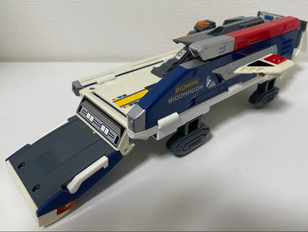 超電子バイオマン 超合金フィギュアセット 赤・青　バイオドラゴンセット