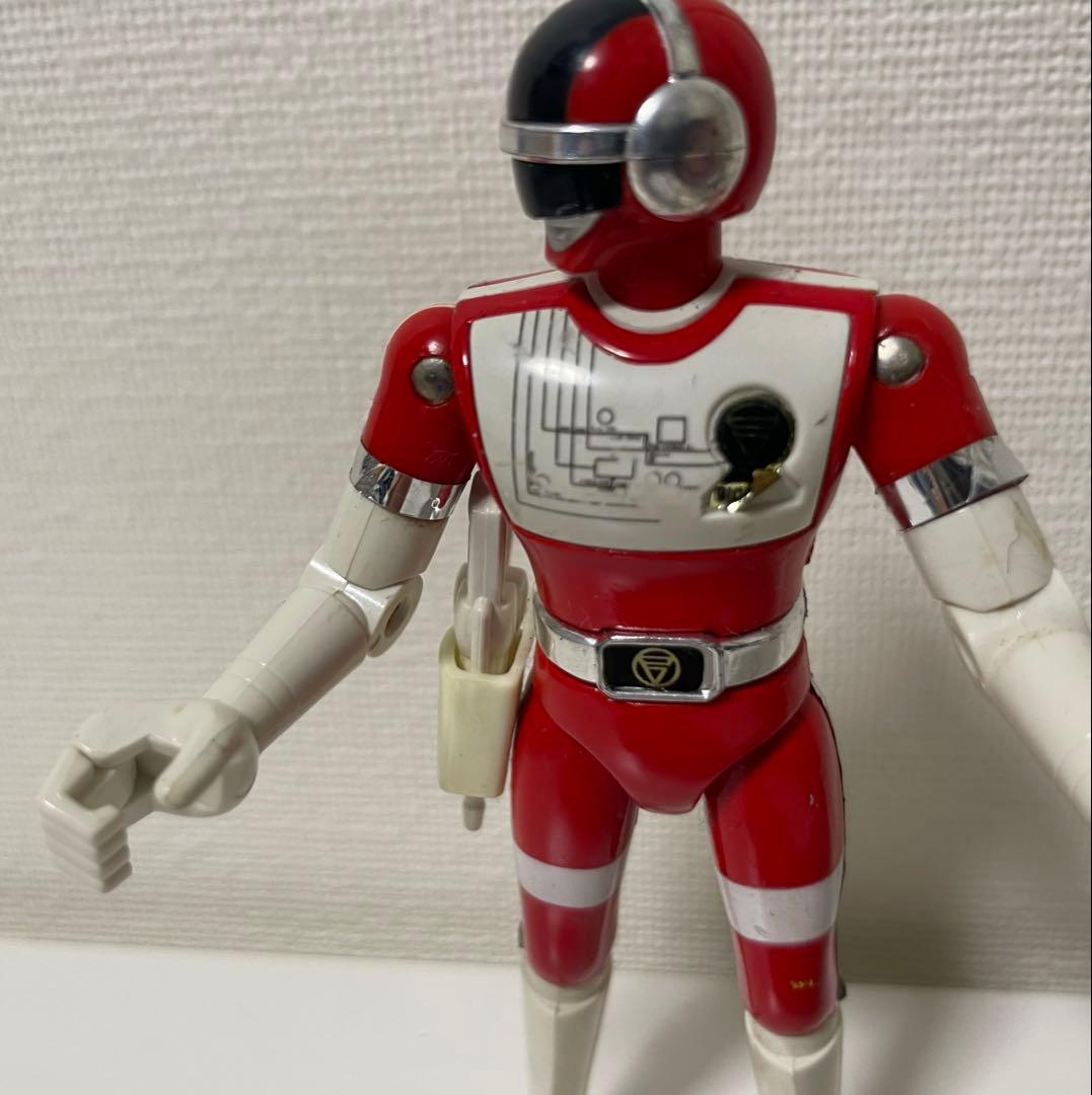 超電子バイオマン 超合金フィギュアセット 赤・青　バイオドラゴンセット