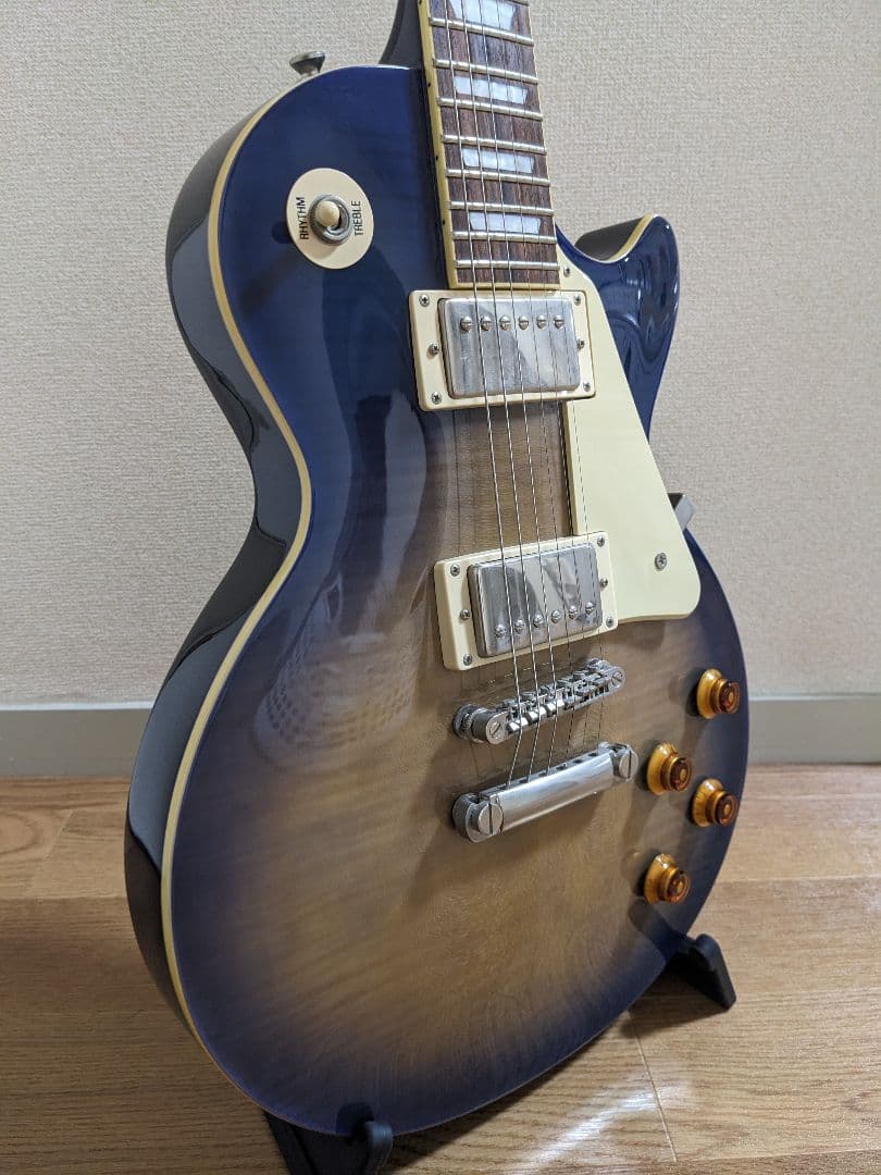 エピフォン Les Paul standard pro 青