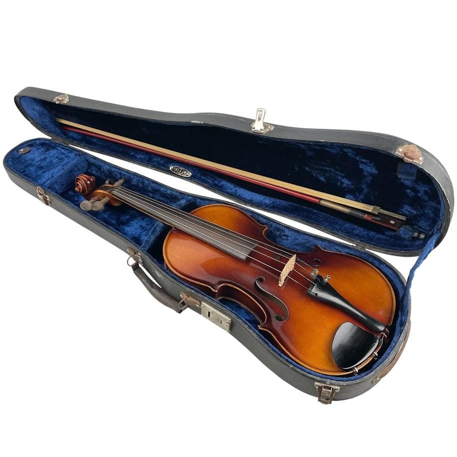 極美・虎杢●鈴木バイオリン●青ラベル 上位モデルNo.19 4/4 1960年代