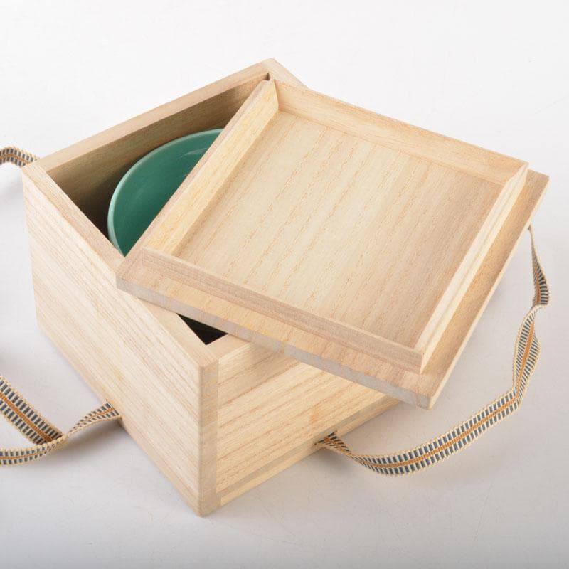 茶道具 交跡焼 堀口登造 シルクロード文 茶碗 共箱 V 6525