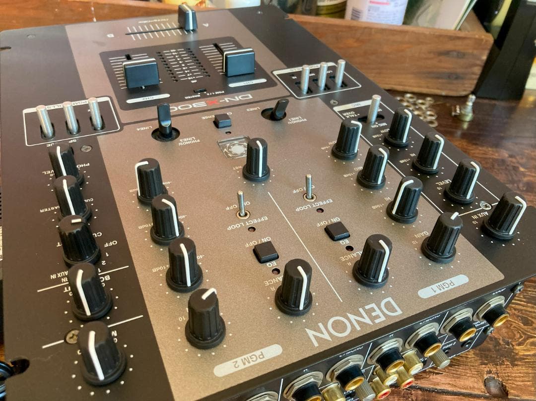 美品 DENON DN-X300 DJミキサー アダプター付