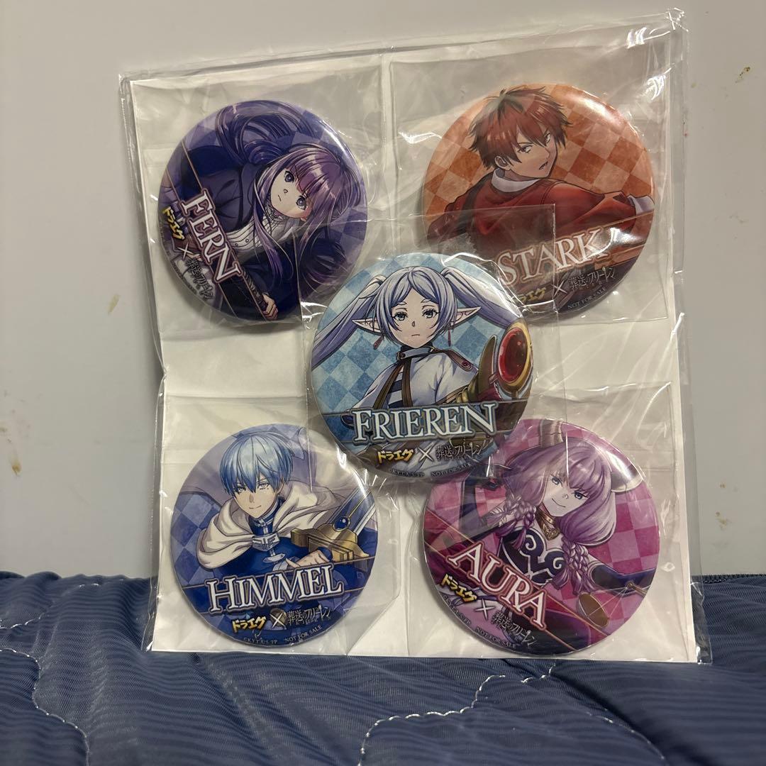 ドラゴンエッグ　✕　葬送のフリーレン　コラボ缶バッチ ドラゴンエッグ✕葬送のフリーレンコラボ缶バッチ