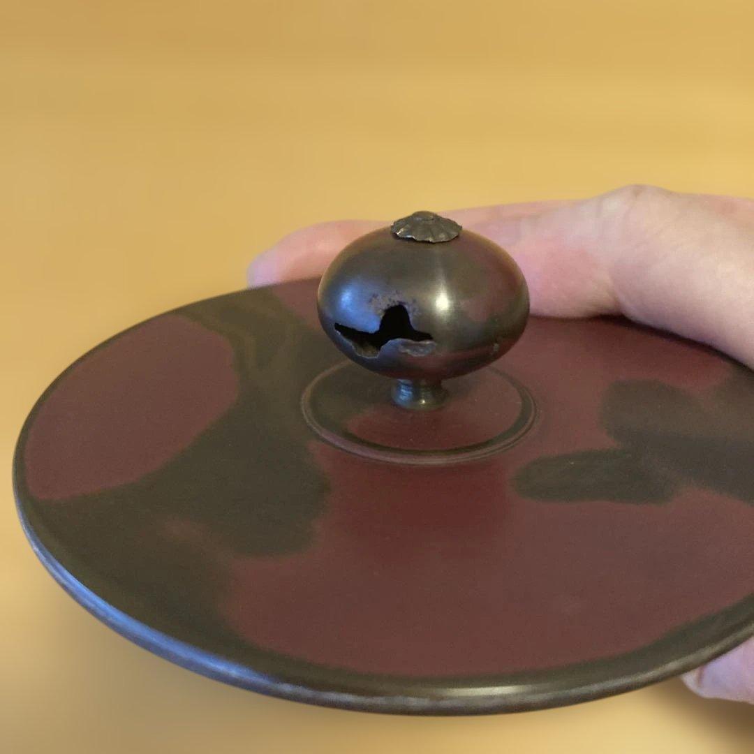 茶道具 龍文堂 あられ打 鉄瓶