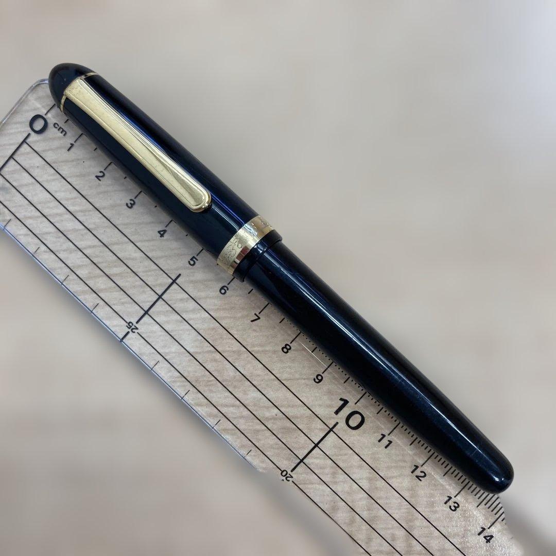 platinum プラチナ #3776 万年筆 黒 ゴールド 細 M109833661激安