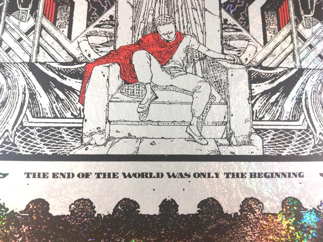 アキラ AKIRA シルクスクリーンプリント 大友克洋 ブラント フォイル