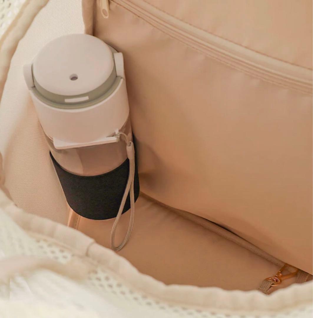 ホワイト メッシュ リュック型キャリーバッグmonchéri Mサイズ 犬用