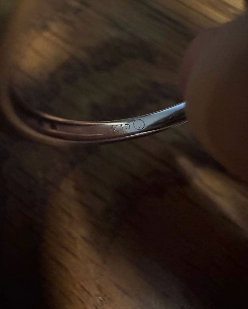 VENDOME ホワイトゴールドダイヤモンドリング 12号 k18