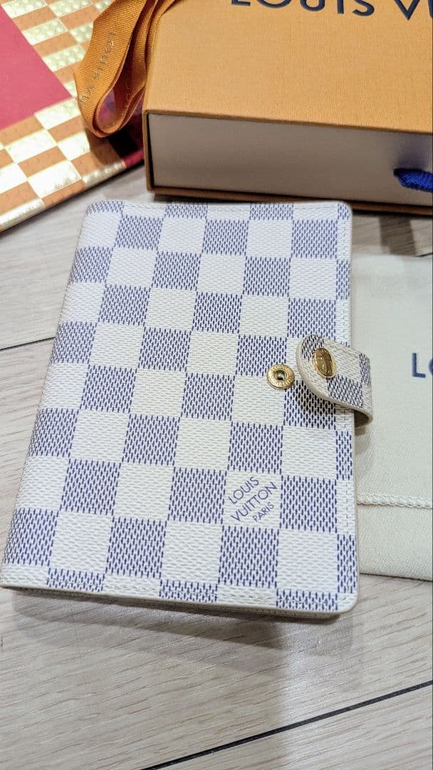 新品】ルイ・ヴィトン アジェンダ PM ダミエ・アズール 手帳カバー