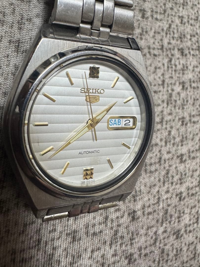 SEIKO 5 自動巻 7s26-8760セイコーファイ。