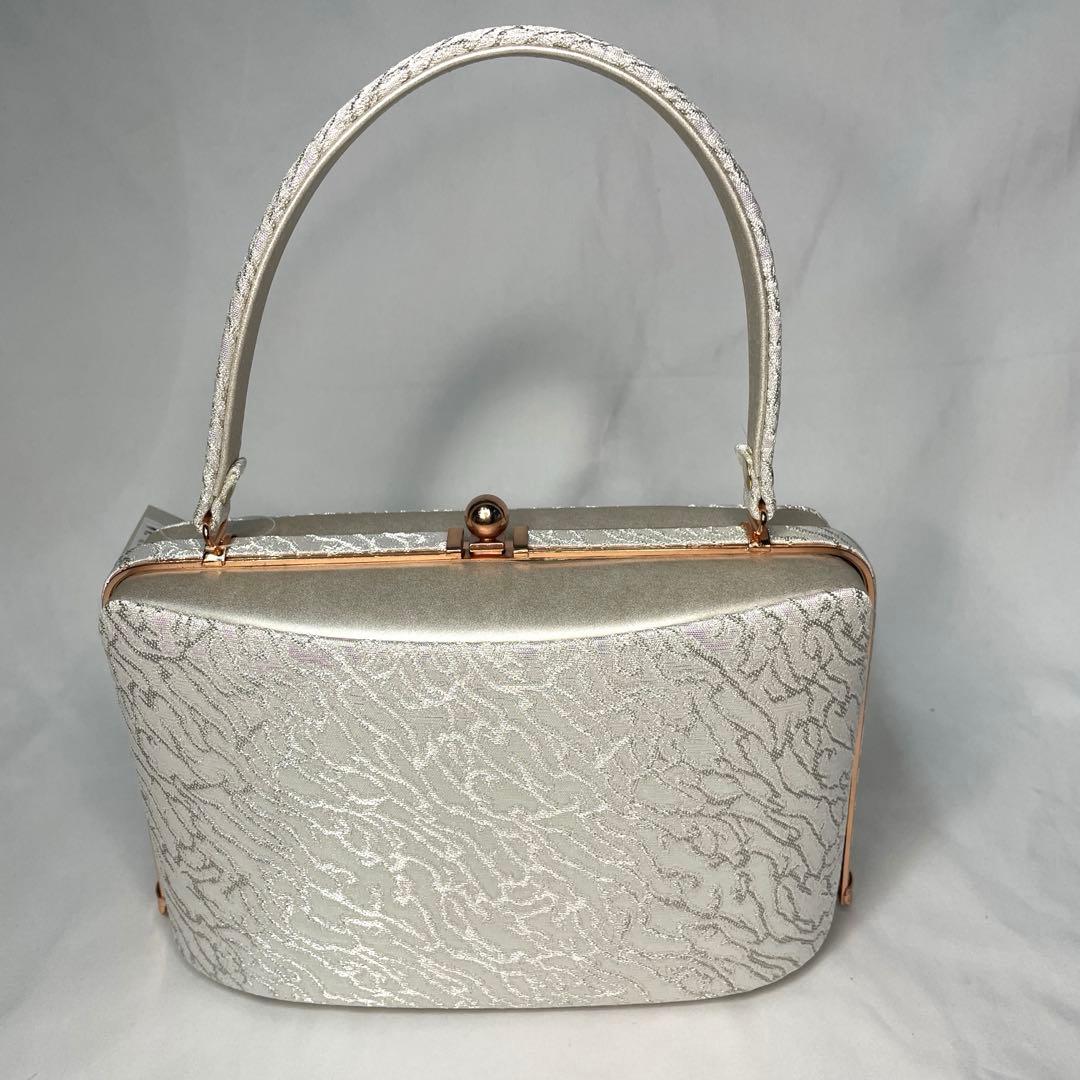 新品　フォーマル系　草履　バッグ　セット　ローヴデコルテ　L シルバー