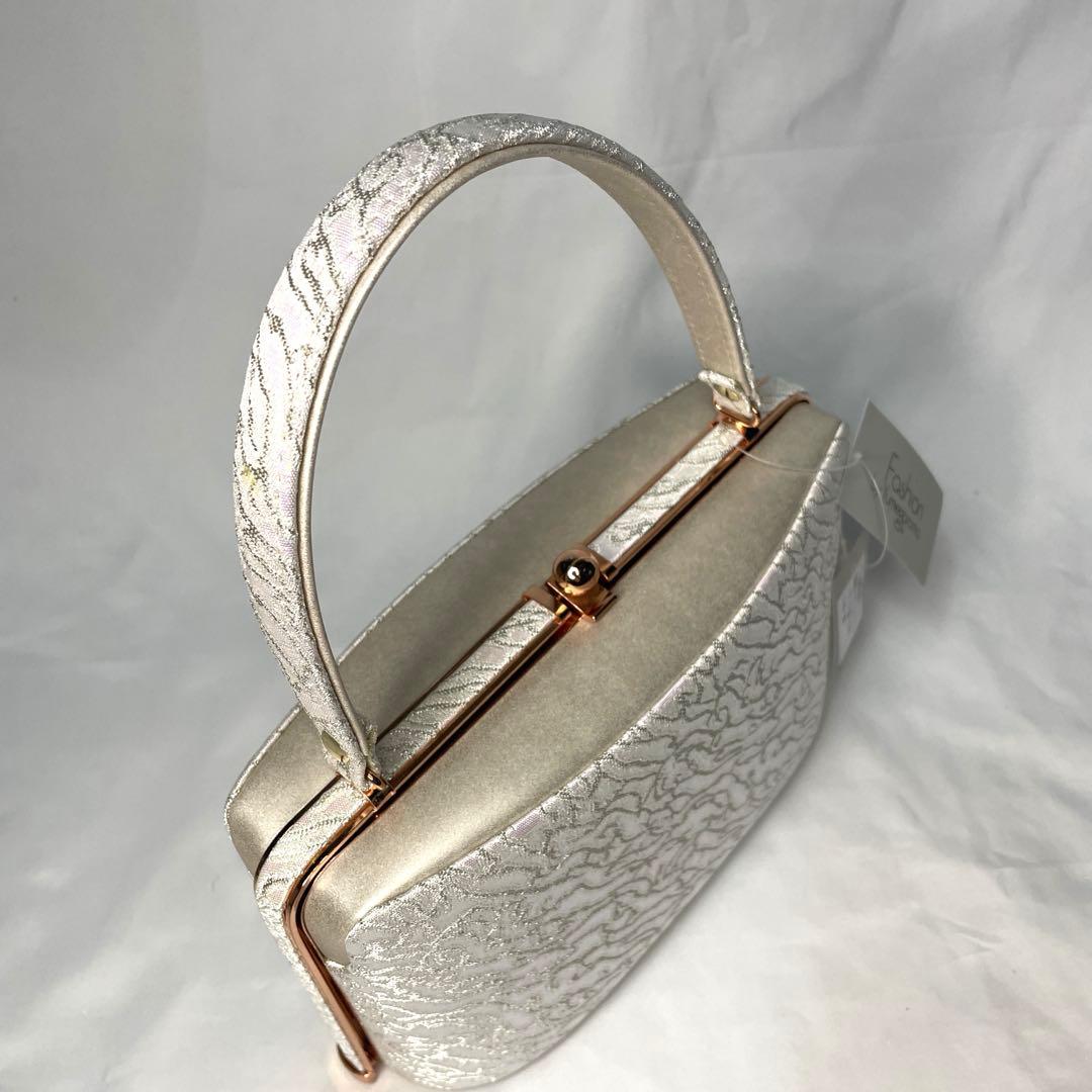 新品　フォーマル系　草履　バッグ　セット　ローヴデコルテ　L シルバー