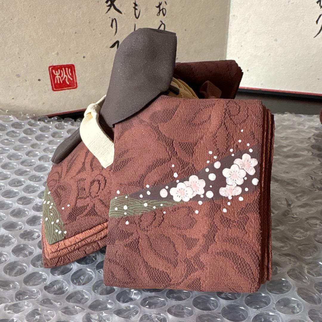 広島　雛人形　澤りか　陶雛　男雛エンジ　女雛エンジ　お雛様　置物　雛飾り