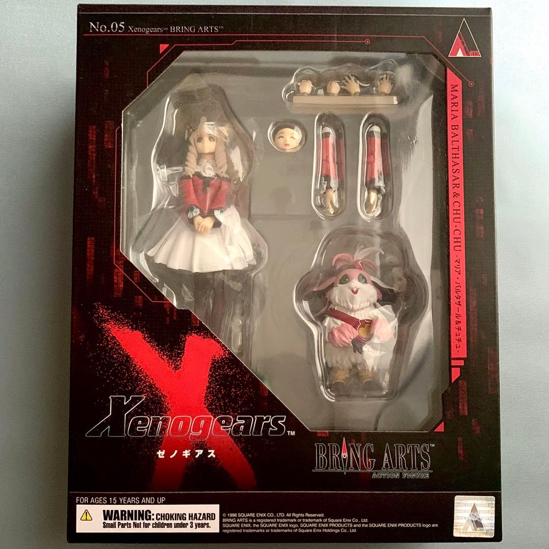 ゼノギアス マリア・バルタザール＆チュチュ 塗装済み可動フィギュア